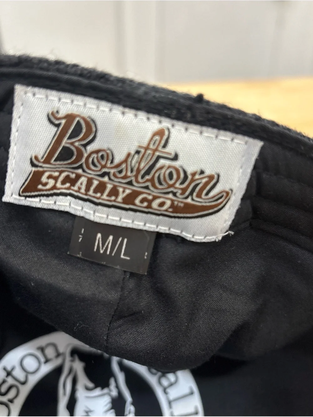 Boston Scally Cap Hat Peaky Collection Gatsby Black Size M/L newsboy pageboy